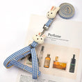 Load image into Gallery viewer, Pet Harness Set for Small Dogs & Cats - Stylish Plaid Design