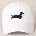 Load image into Gallery viewer, Dachshund Embroidered Baseball Dad Cap
