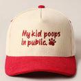 Load image into Gallery viewer, My Kid Poops in Public Paw Corduroy Trucker Hat
