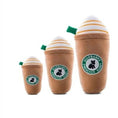 Load image into Gallery viewer, Starbarks Frenchie Roast W/ Straw Squeaker Dog Toy
