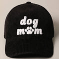 Load image into Gallery viewer, Dog Mom Chenille Patch Corduroy Baseball Cap
