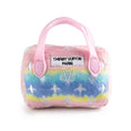 Load image into Gallery viewer, Pink Ombre Chewy Vuiton Handbag Squeaker Dog Toy
