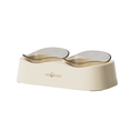 Load image into Gallery viewer, Wave Elevated Pet Food and Water Bowl Duo
