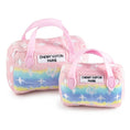 Load image into Gallery viewer, Pink Ombre Chewy Vuiton Handbag Squeaker Dog Toy

