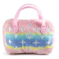 Load image into Gallery viewer, Pink Ombre Chewy Vuiton Handbag Squeaker Dog Toy
