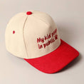 Load image into Gallery viewer, My Kid Poops in Public Paw Corduroy Trucker Hat
