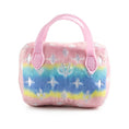 Load image into Gallery viewer, Pink Ombre Chewy Vuiton Handbag Squeaker Dog Toy
