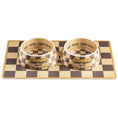 Load image into Gallery viewer, Checker Chewy Vuiton Placemat - Dog Mat
